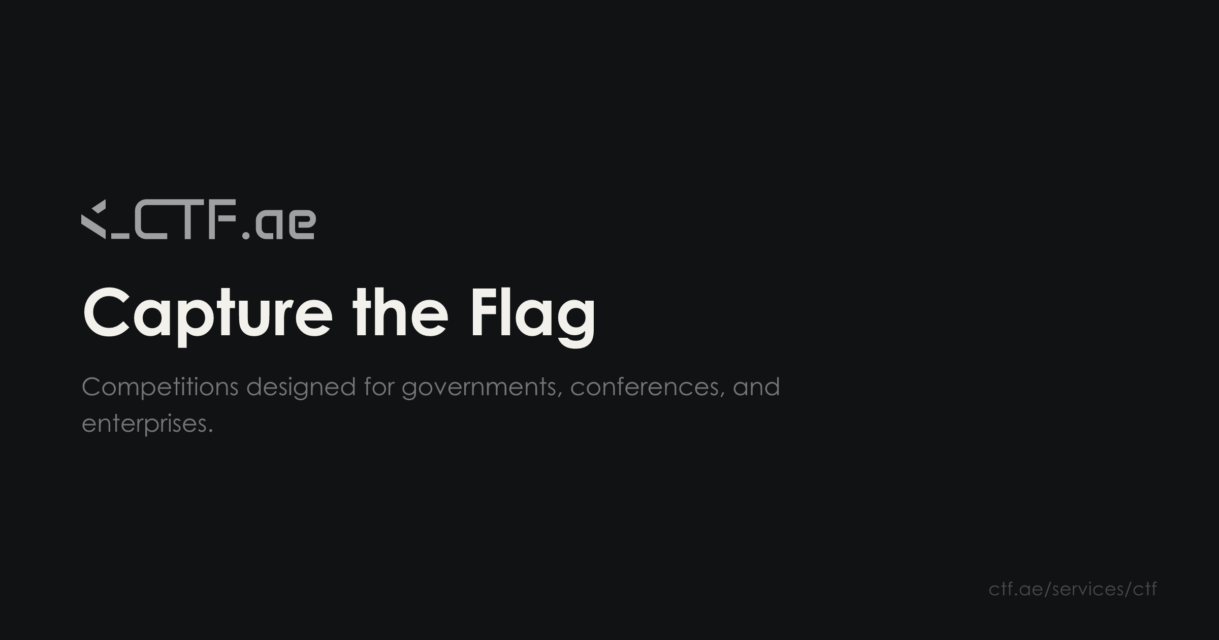 Capture the Flag - CTF.ae